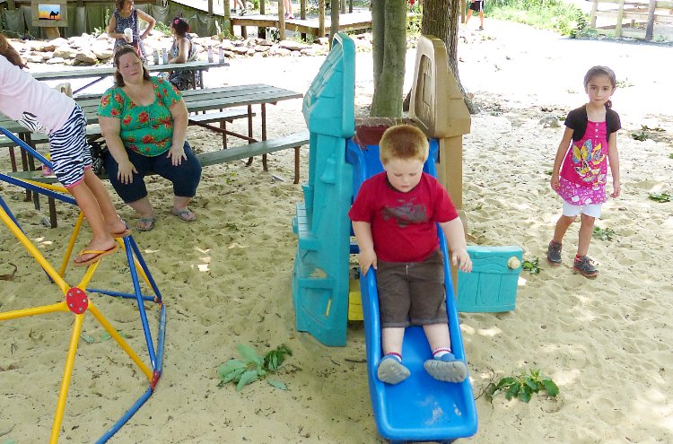 Jacob on the playground
